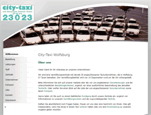 Tablet Screenshot of city-taxi-wolfsburg.de